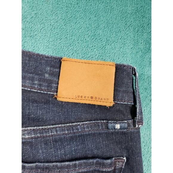 Lucky Brand Jeans Size 2 Womens Blue Stretch Mid Rise Olivia Flared Wide Leg - Picture 12 of 13